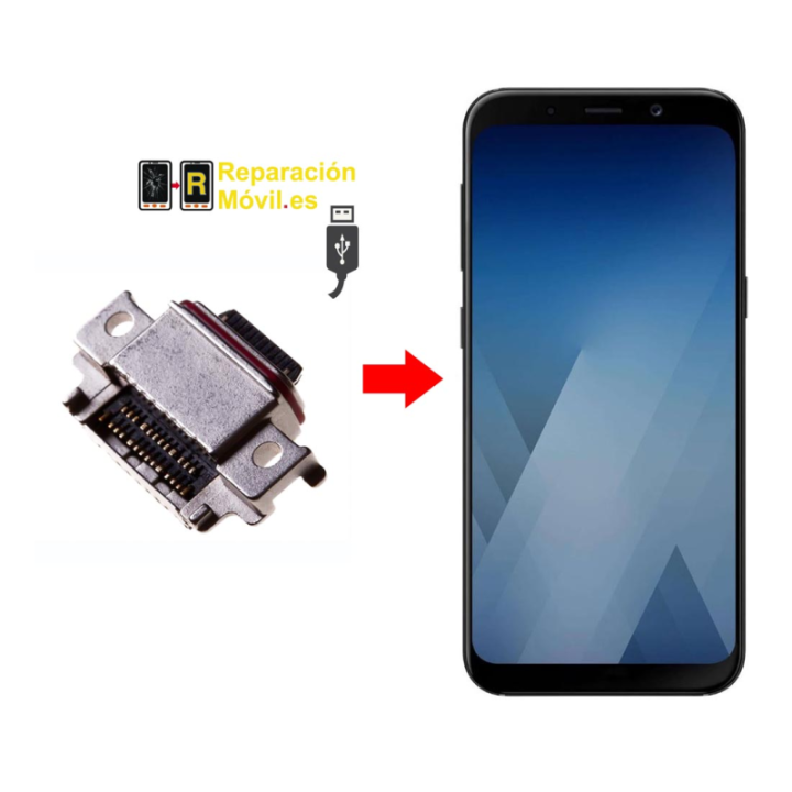 Cambiar Conector De Carga Samsung A8 2018