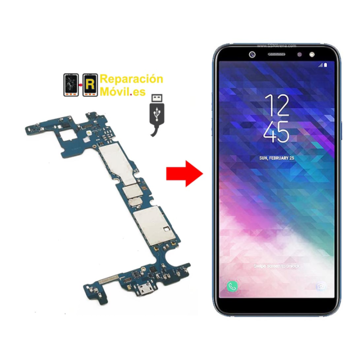 Cambiar Conector De Carga Samsung A6 2018