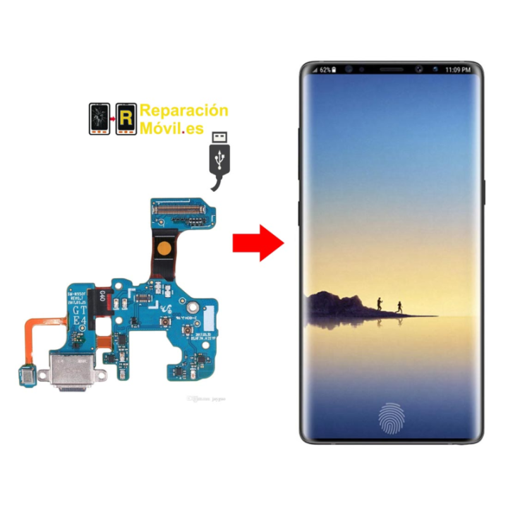 Cambiar Conector de Carga Samsung Note 8