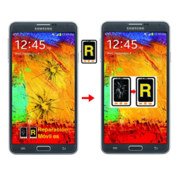 Cambiar Cristal De Pantalla Samsung Note 3