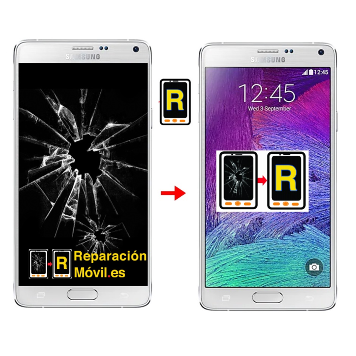 Cambiar Pantalla Original Samsung Note 4