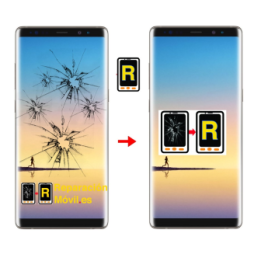 Cambiar Cristal de Pantalla Samsung Note 8