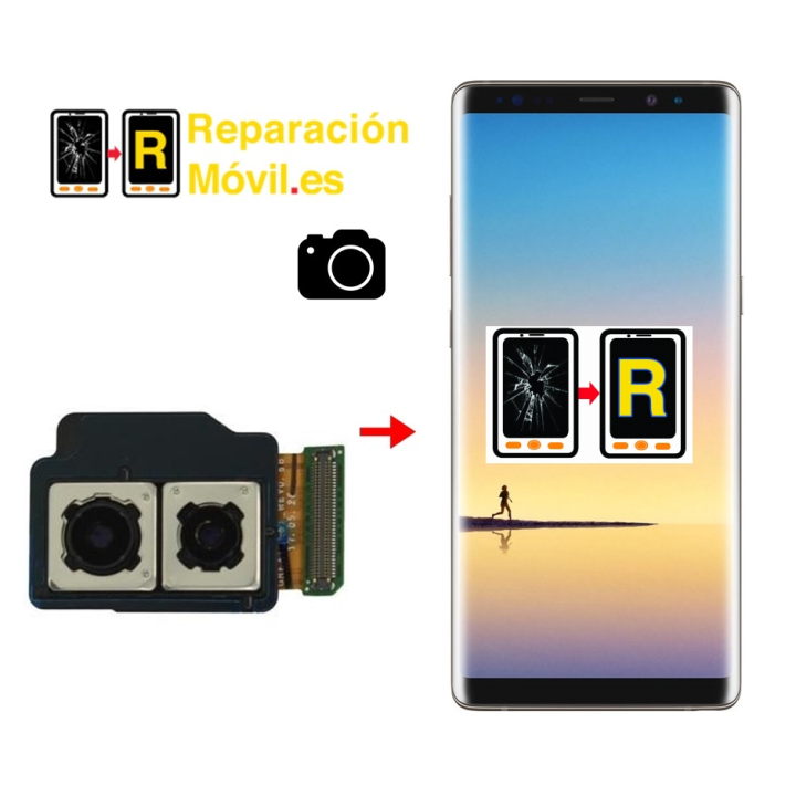 Cambiar Cámara Trasera Samsung Note 8