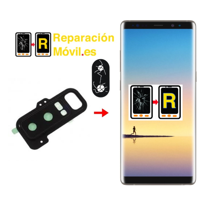 Cambiar Cristal De Cámara Samsung Note 8