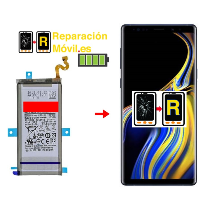 Cambiar Batería Samsung Note 9