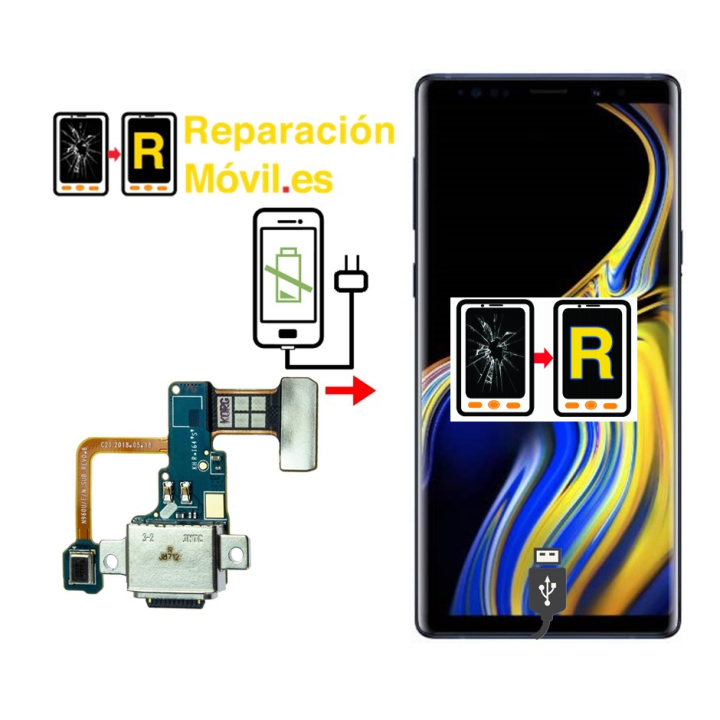 Cambiar Conector de Carga Samsung Note 9