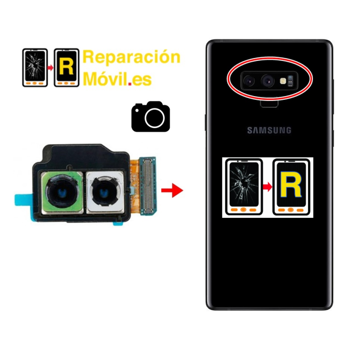 Cambiar Cámara Trasera Samsung Note 9