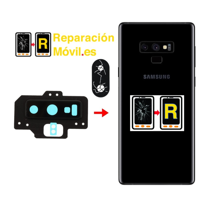 Cambiar Cristal De Cámara Samsung Note 9