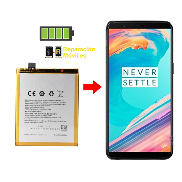 Cambiar Batería OnePlus 5T