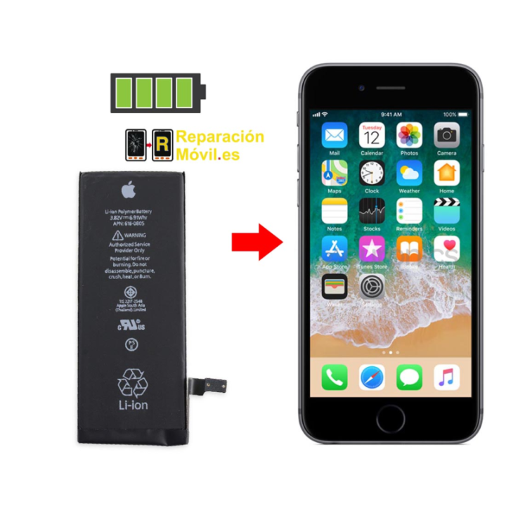 Cambiar bateria iPhone 6