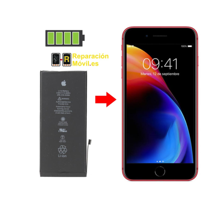 Cambiar Batería iPhone 8 Plus