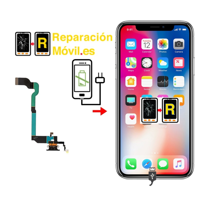 Cambiar Conector De Carga Iphone X