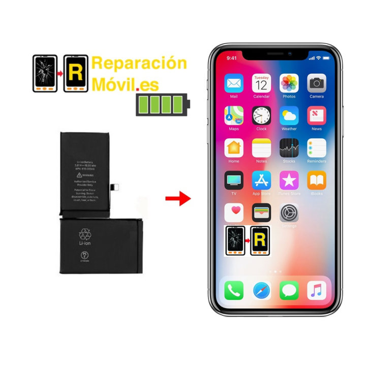 Cambiar bateria iPhone x