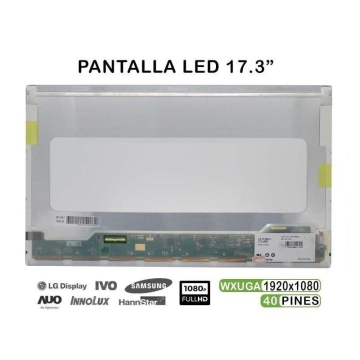 Cambiar Pantalla ASUS N750JV FHD 40 PINES