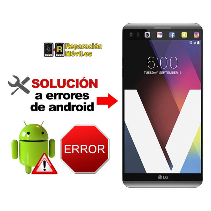Solución Sistema Error LG V20