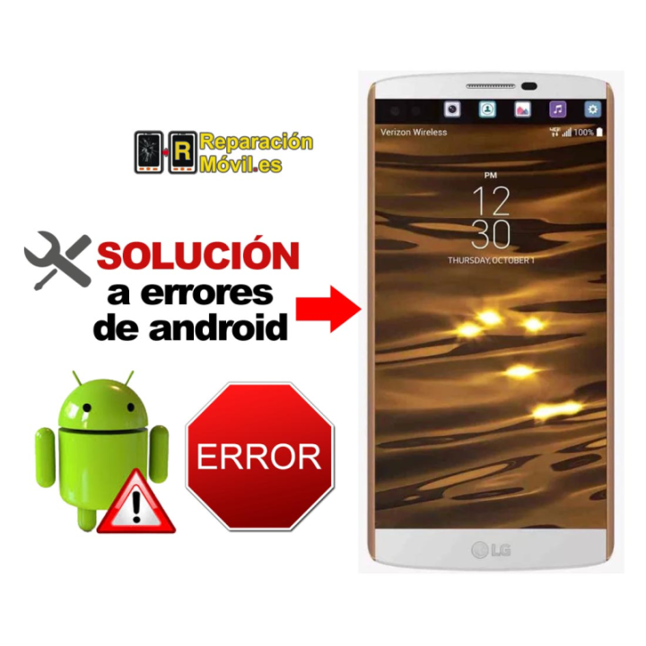 Solución Sistema Error LG V10