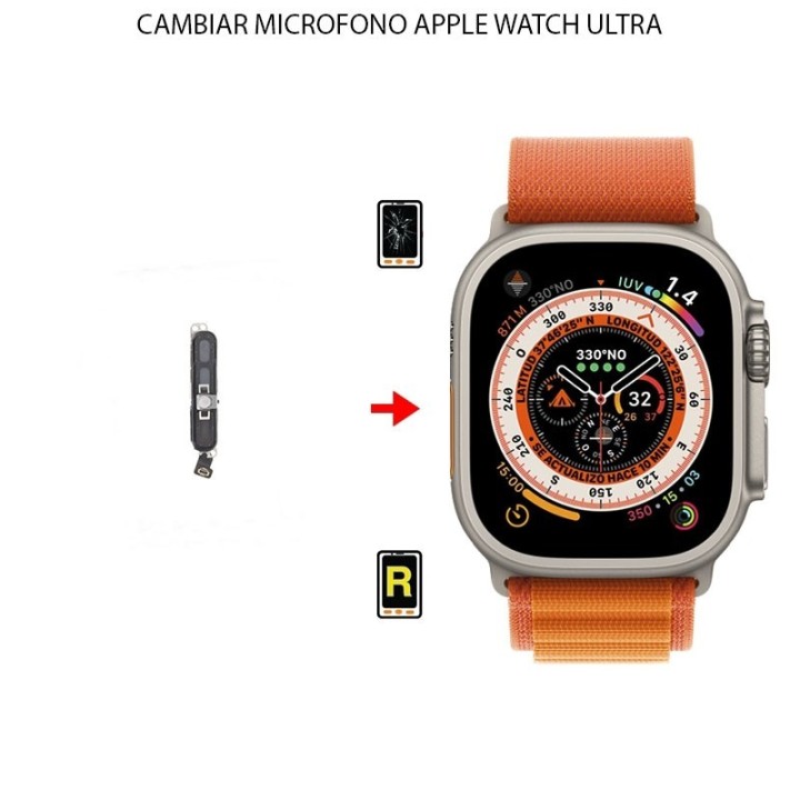 Cambiar Microfono Apple Watch Ultra