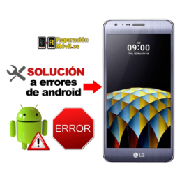 Solución Sistema Error LG X CAM