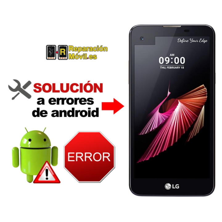 Solución Sistema Error LG X SCREEN