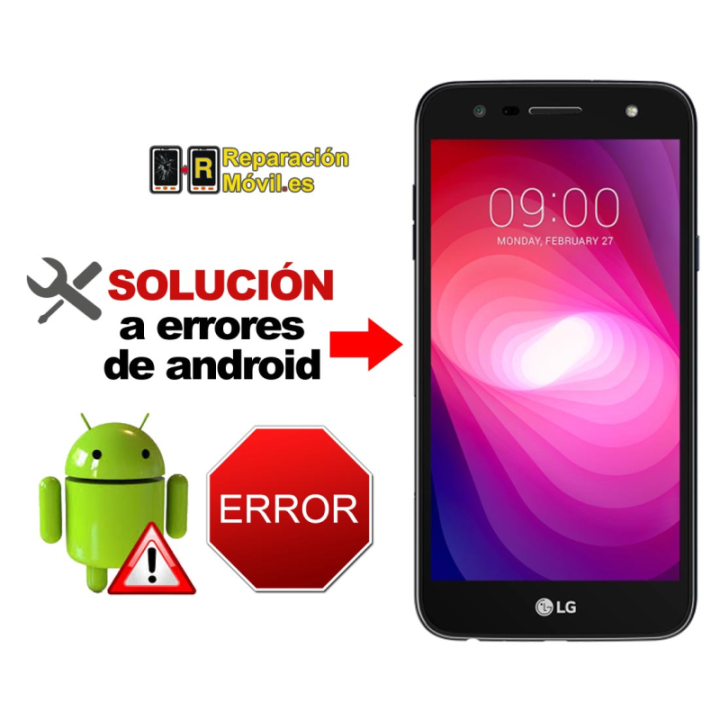 Solución Sistema Error LG X POWER 2