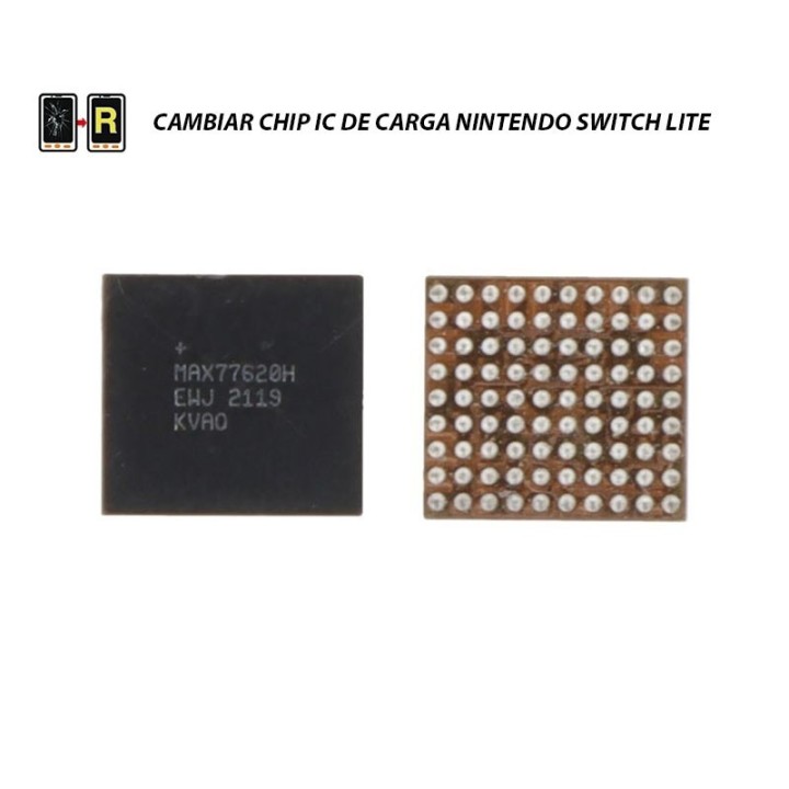 Cambiar Chip de Carga Nintendo Switch Lite