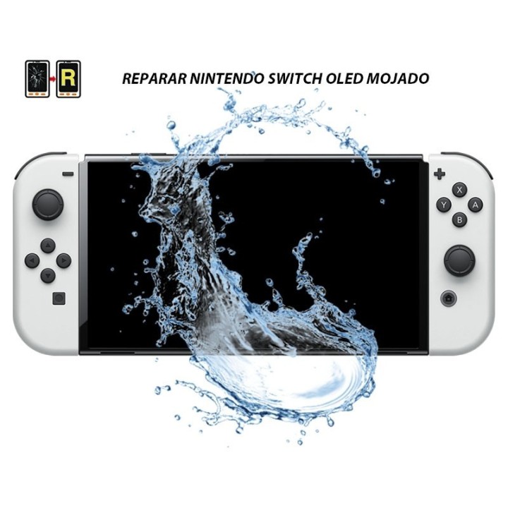 Reparar Nintendo Switch Oled Mojado