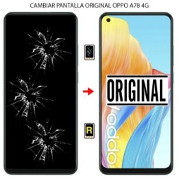 Cambiar Pantalla Oppo A78 4G Original