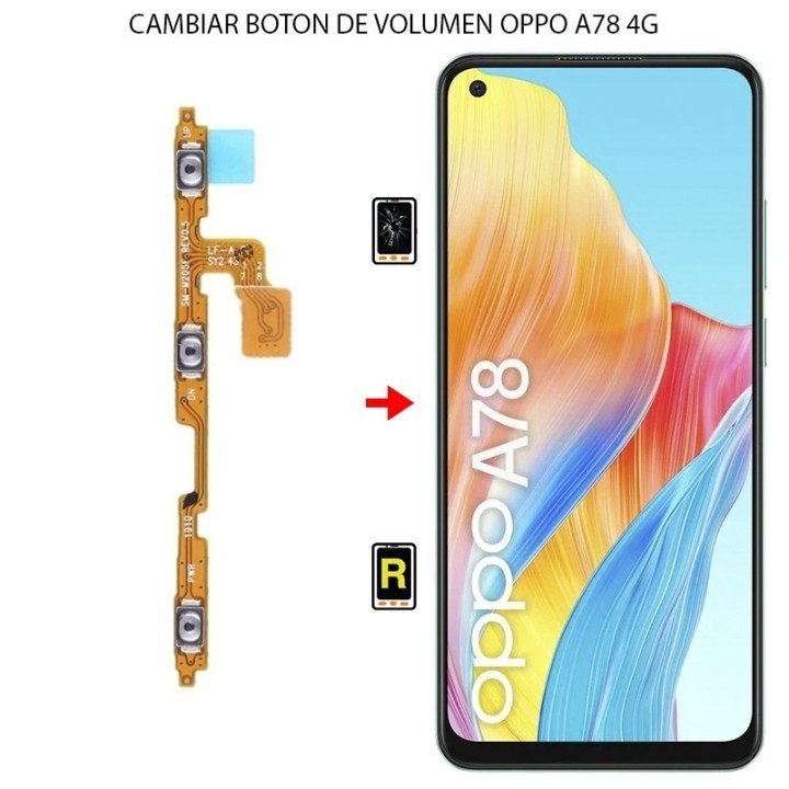 Cambiar Botón de Volumen Oppo A78 4G