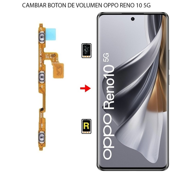 Cambiar Botón de Volumen Oppo Reno 10 5G