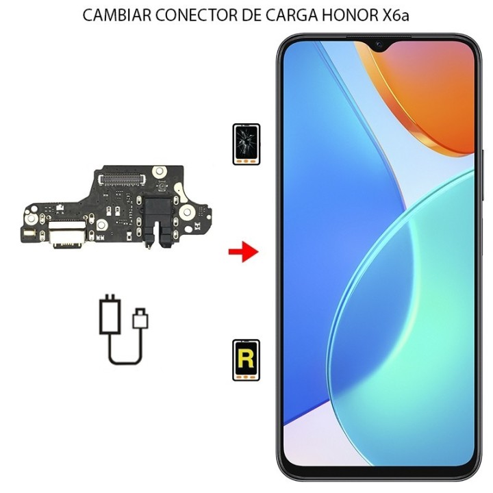 Cambiar Conector de Carga Honor X6a