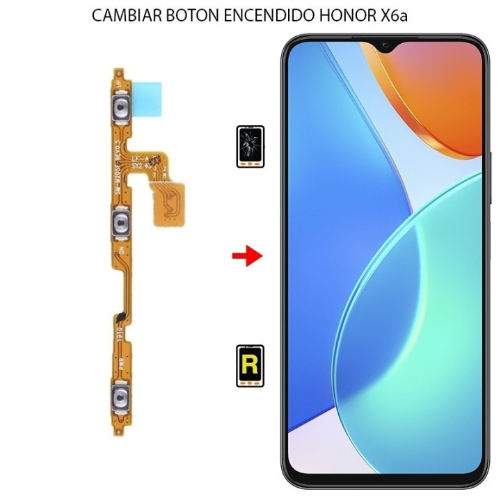 Cambiar Botón de Encendido Honor X6a