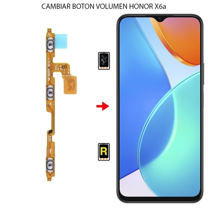 Cambiar Botón de Volumen Honor X6a