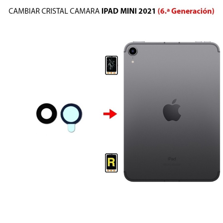 Cambiar Cristal Cámara Trasera iPad Mini 6 2021