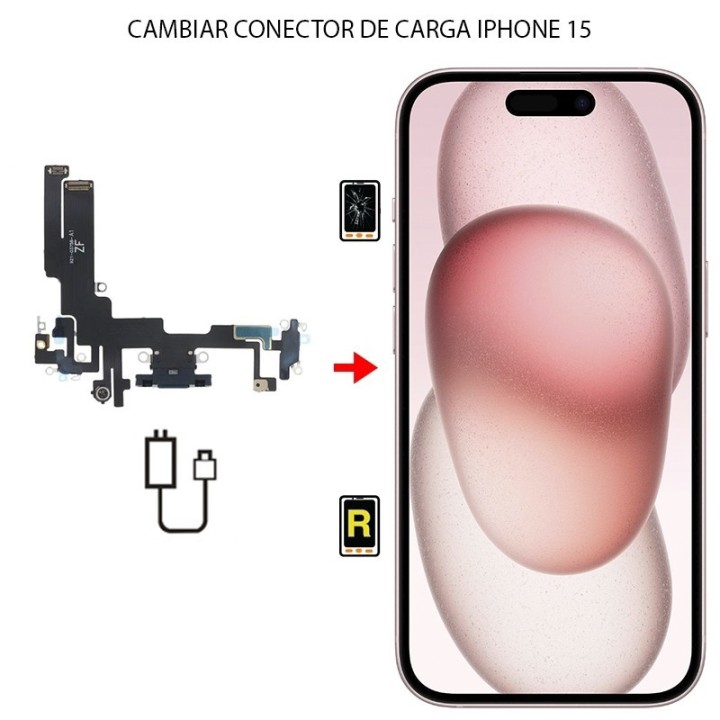 Cambiar Conector de Carga iPhone 15