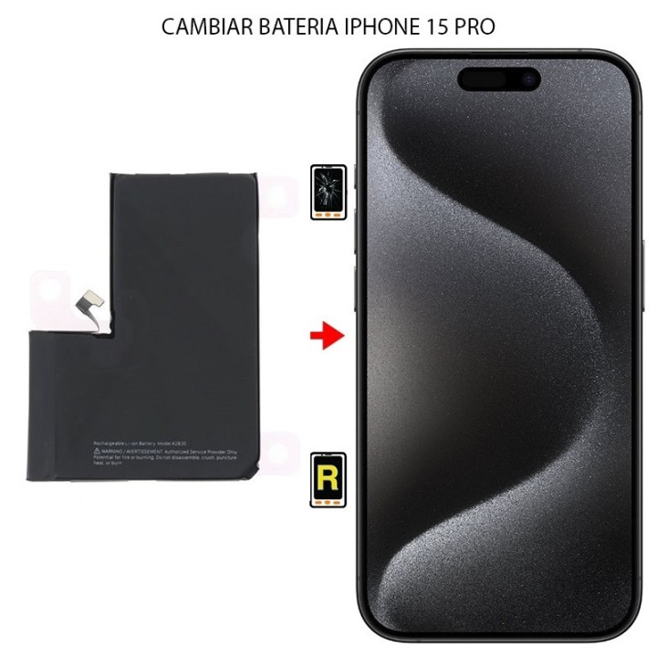 Cambiar Batería iPhone 15 Pro