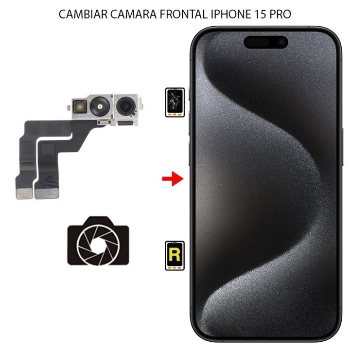 Cambiar Cámara Frontal iPhone 15 Pro