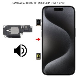 Cambiar Altavoz de Música iPhone 15 Pro