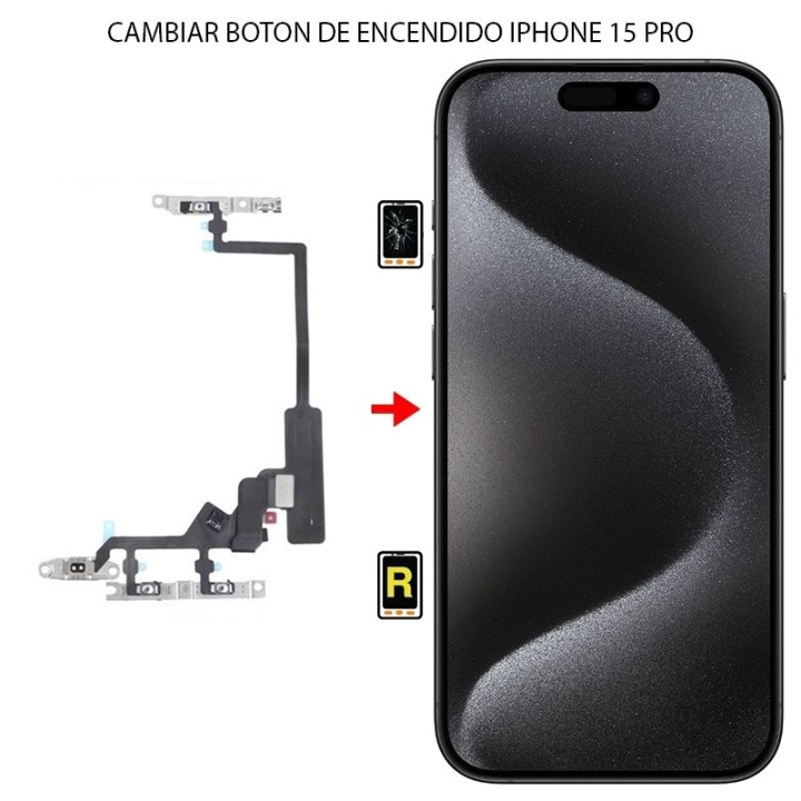 Cambiar Botón de Encendido iPhone 15 Pro