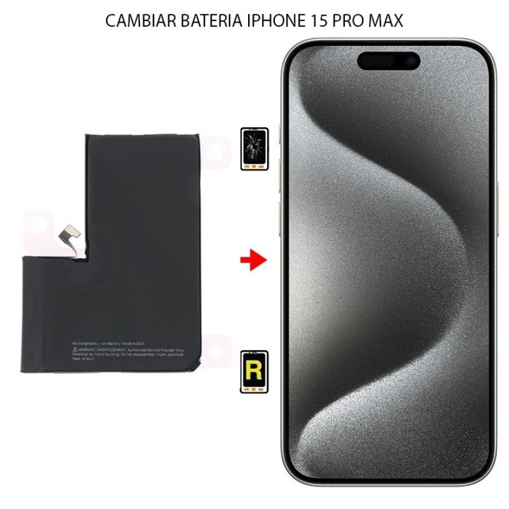 Cambiar Batería iPhone 15 Pro Max
