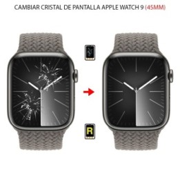 Cambiar Cristal de Pantalla Apple Watch 9 (45MM)