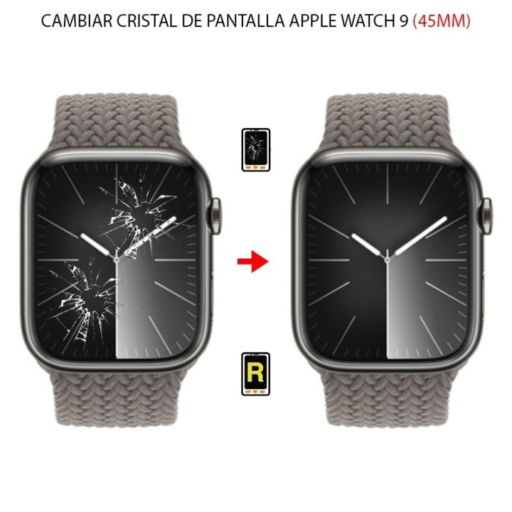 Cambiar Cristal de Pantalla Apple Watch 9 (45MM)
