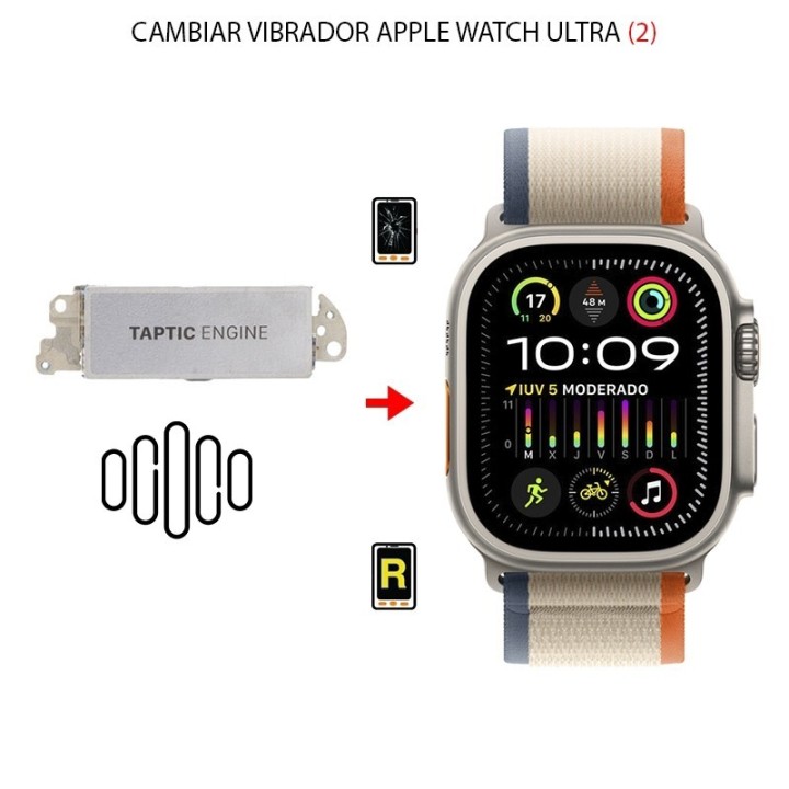 Cambiar Vibrador Apple Watch Ultra 2