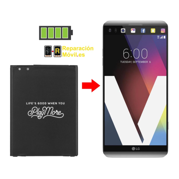 Cambiar Batería LG V20