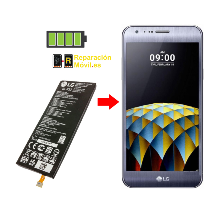 Cambiar Batería LG X CAM