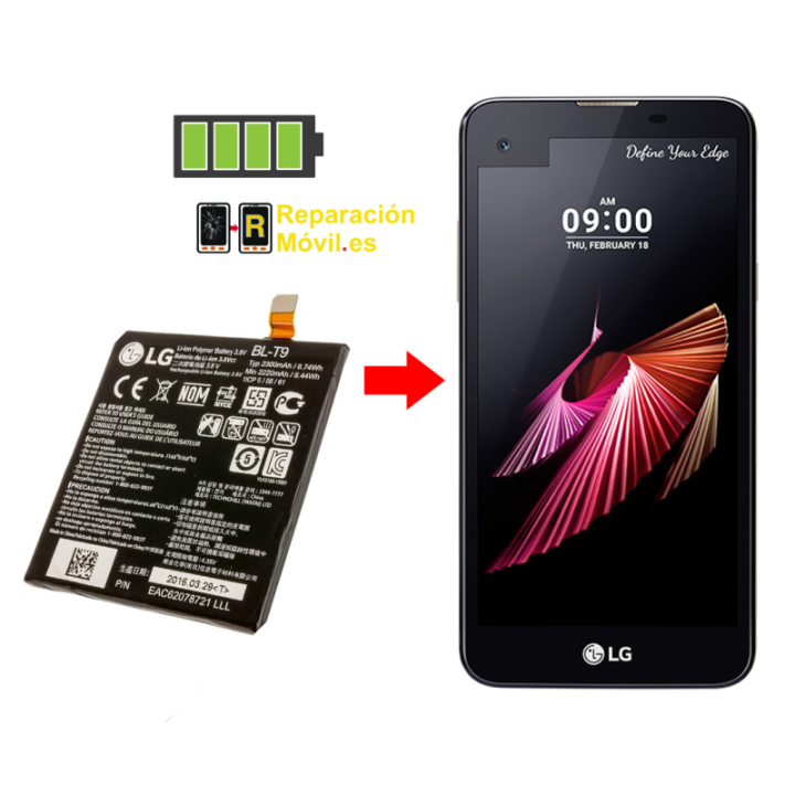 Cambiar Batería LG X SCREEN