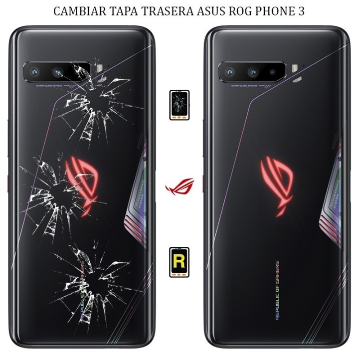 Cambiar Tapa Trasera Asus ROG Phone 3