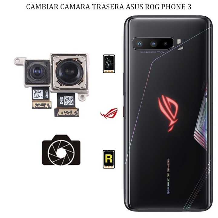 Cambiar Cámara Trasera Asus ROG Phone 3