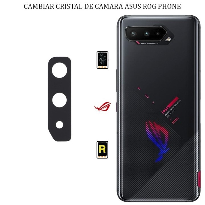 Cambiar Cristal Cámara Trasera Asus ROG Phone 5