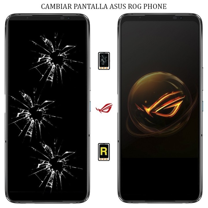 Cambiar Pantalla Asus ROG Phone 5S