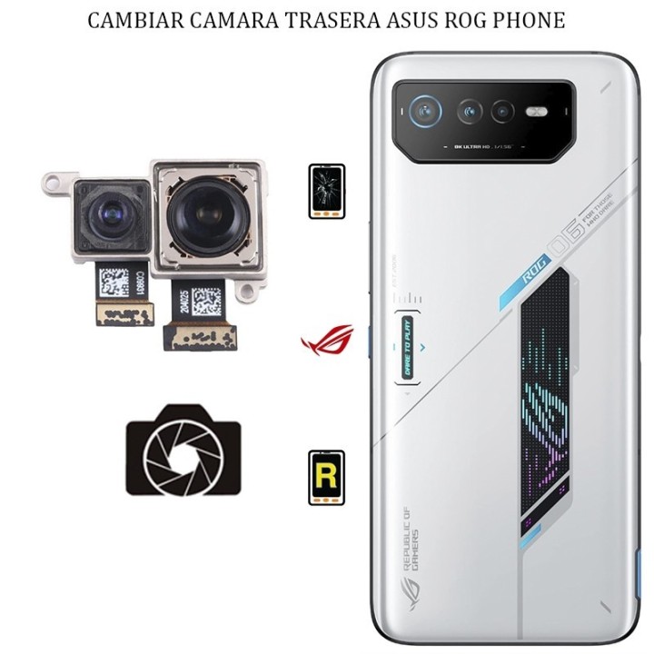 Cambiar Cámara Trasera Asus ROG Phone 6